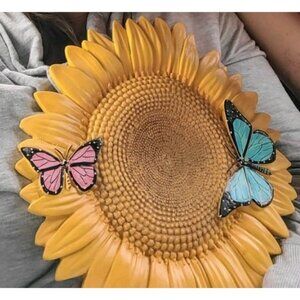 Garden Décor - Sunflower Stepping Stone - Decorative Stone for Garden